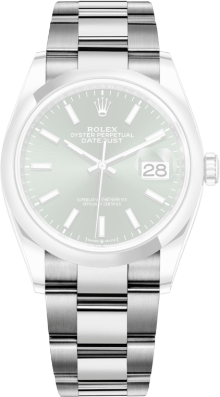 Rolex,Datejust 36 36mm,36mm,Oystersteel,Green,Automatic,Day,70hours,126200,126200-0024