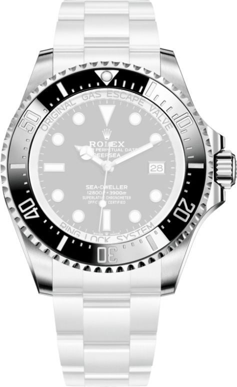 Rolex,Deepsea 44mm,44mm,Oystersteel,Ceramic,Black,Automatic,Day,70hours,136660,136660-0004