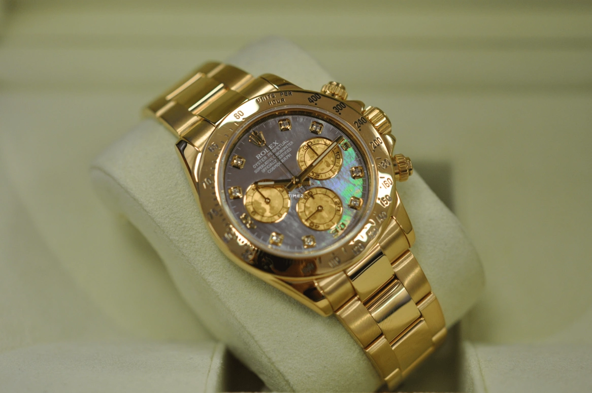 Rolex,Daytona 40mm,40mm,Yellow Gold,Black,Automatic,Chronograph,72hours,116528,116528-0039