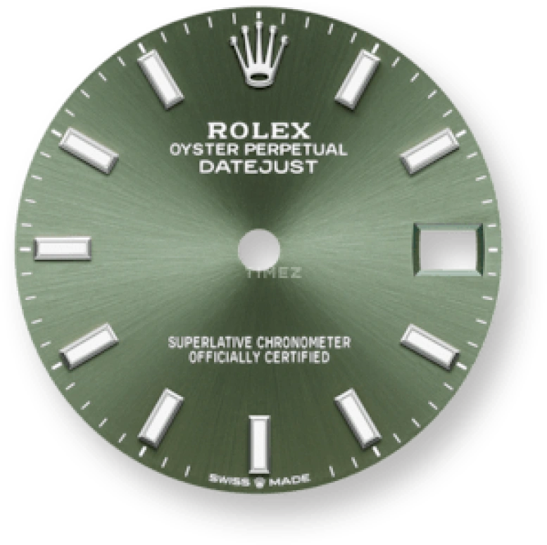 Rolex,Datejust 31 31mm,31mm,White Gold,Stainless Steel,Green,Automatic,Day,55hours,278344RBR,278344RBR-0019