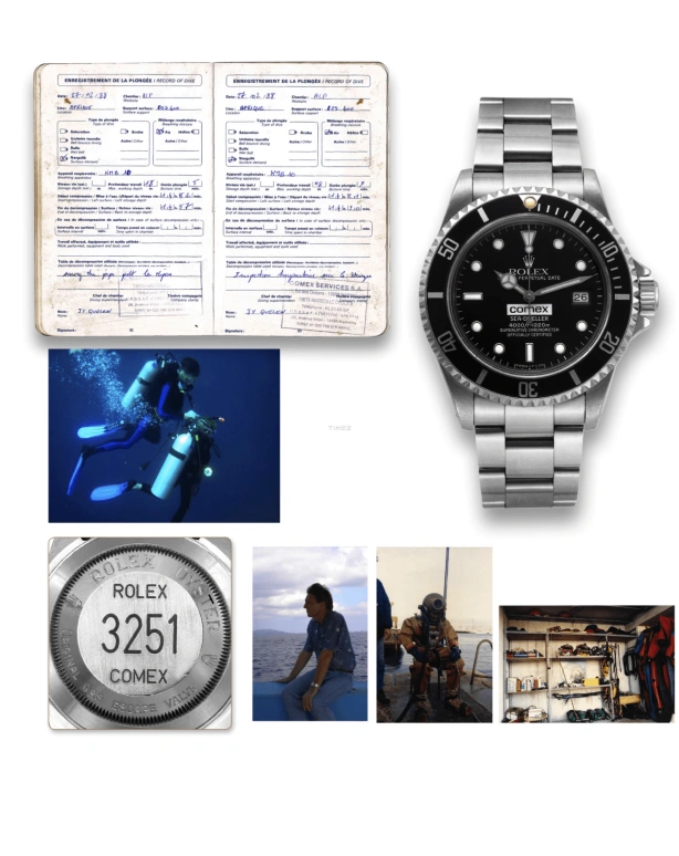 Rolex,Sea-Dweller 40mm,40mm,Stainless Steel,Aluminum Oxide,Black,Automatic,Day,48hours,16600 COMEX MK1