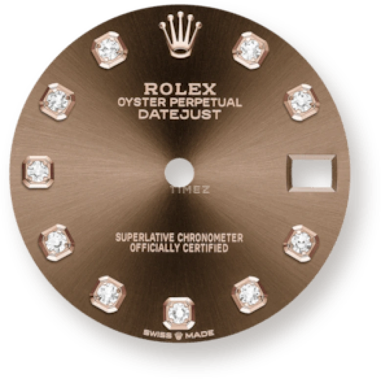Rolex,Datejust 31 31mm,31mm,Rose Gold,Stainless Steel,Brown,Automatic,Day,55hours,278241,278241-0028