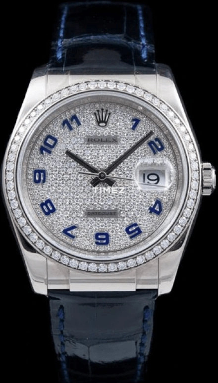 Rolex,Lady-Datejust 36mm,36mm,White Gold,Silver,Automatic,Day,48hours,116189,116189-LFCZEA