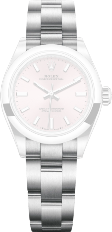 Rolex,Oyster Perpetual 28mm,28mm,Stainless Steel,Pink,Automatic,55hours,In-house Caliber,276200,276200-0004
