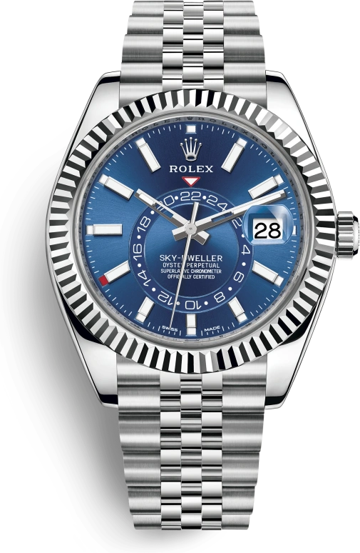 Rolex,Sky-Dweller 42mm,42mm,White Gold,Stainless Steel,Blue,Automatic,Annual Calendar,Month,Day,Dule Time,72hours,In-house Caliber,Khaled Mohamed Khaled,Beat Novacane,Arab Attack,DJ Khaled,Quavo,326934,326934-0004