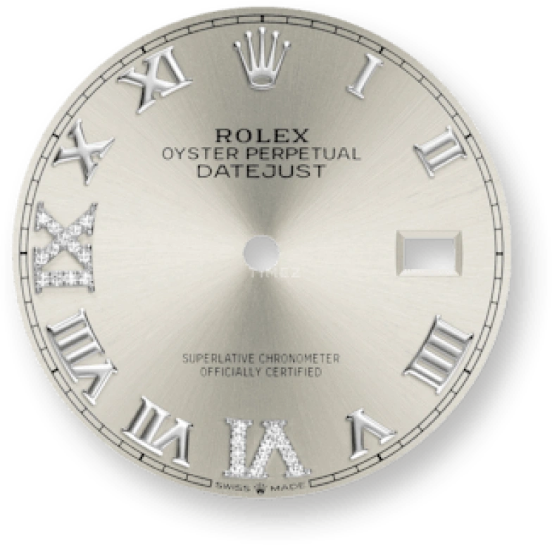 Rolex,Datejust 36 36mm,36mm,White Gold,Stainless Steel,Silver,Automatic,Day,70hours,126284RBR,126284RBR-0022