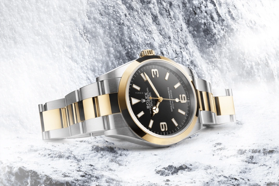 Rolex,Explorer 36mm,36mm,Stainless Steel,Black,Automatic,70hours,In-house Caliber,124273,124273-0001