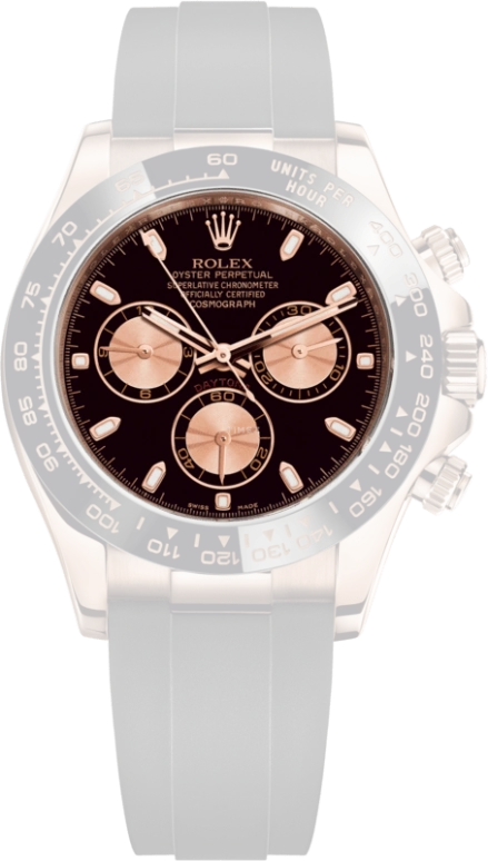 Rolex,Daytona 40mm,40mm,Ceramic,Rose Gold,Black,Automatic,Chronograph,Column Wheel,116515LN,116515LN-0017