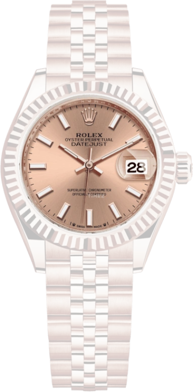 Rolex,Lady-Datejust 28mm,28mm,Everose Gold,Pink,Automatic,Day,55hours,279175,279175-0026