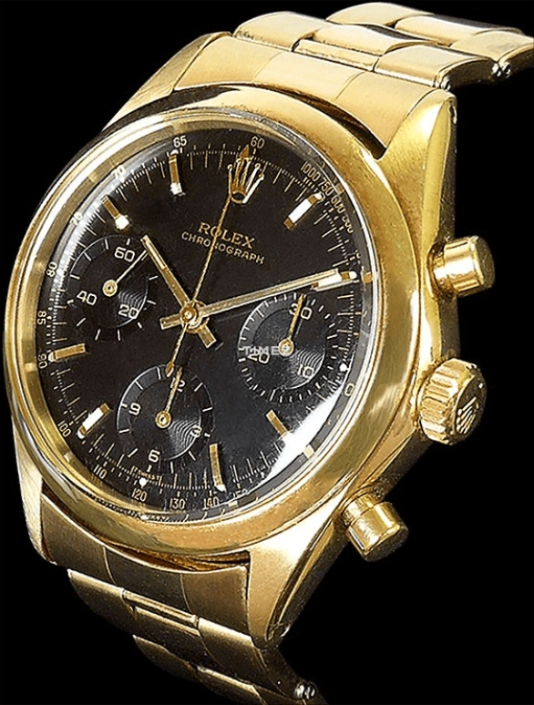 Rolex,Daytona 37mm,37mm,Yellow Gold,Black,Handwound,Chronograph,48hours,6283