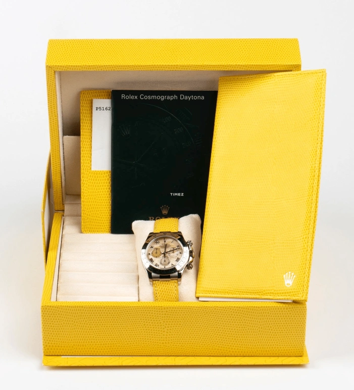 Rolex,Daytona 40mm,40mm,White Gold,Beige,Automatic,Chronograph,72hours,116519 Yellow MOP