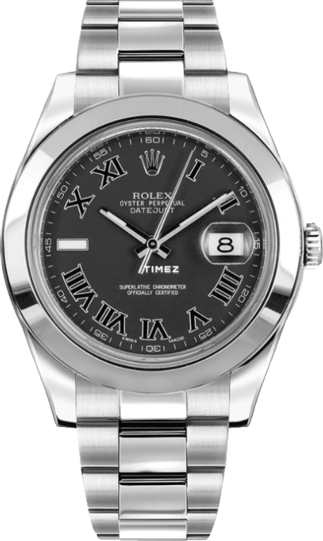 Rolex,Datejust 36 41mm,41mm,Stainless Steel,Black,Automatic,Day,48hours,116300,116300-0006