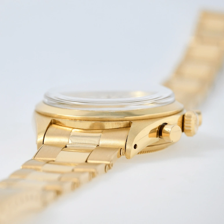 Rolex,Daytona 36mm,36mm,Yellow Gold,Silver White,White,Handwound,Chronograph,In-house Caliber,6234 Yellow Gold