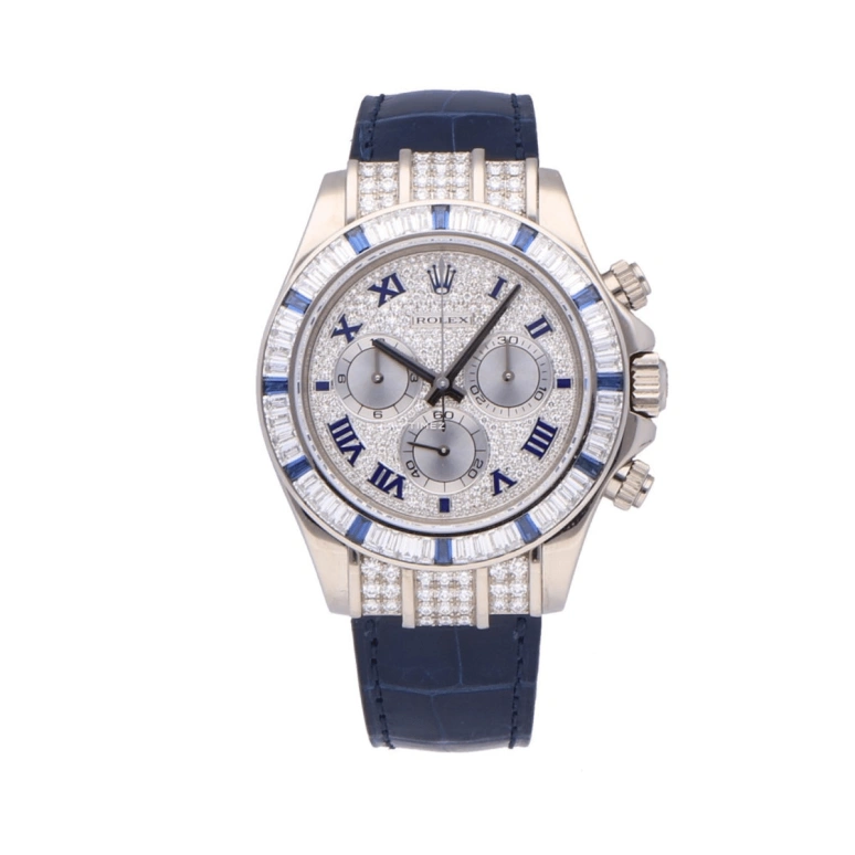Rolex,Daytona 40mm,40mm,White Gold,Blue,Automatic,Chronograph,72hours,11659912SA