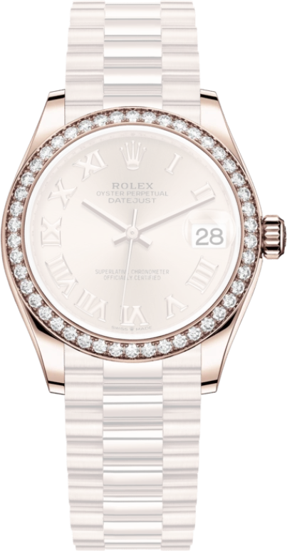 Rolex,Datejust 31 31mm,31mm,Rose Gold,Rose,Automatic,Day,55hours,278285RBR,278285RBR-0029