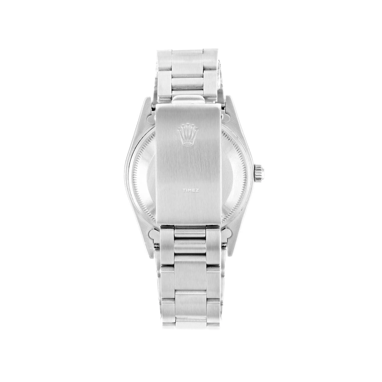 Rolex,Date 34mm,34mm,Stainless Steel,Black,Automatic,Day,48hours,15200 Black