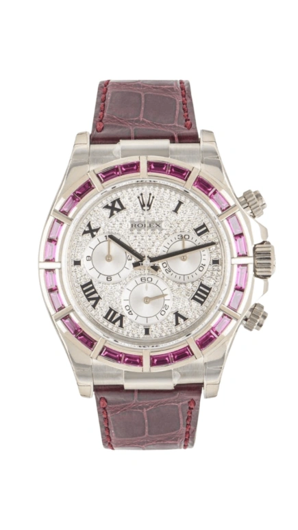 Rolex,Daytona 40mm,40mm,White Gold,Silver,Automatic,Chronograph,72hours,116589SALV Roman Diamond