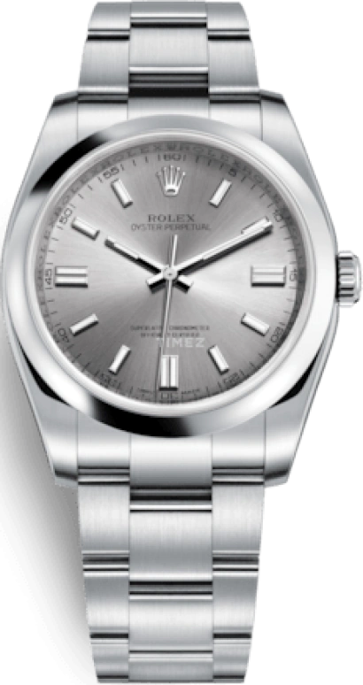 Rolex,Oyster Perpetual 36mm,36mm,Stainless Steel,Silver,Automatic,48hours,In-house Caliber,116000,116000-0009