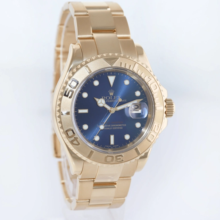 Rolex,Yacht-Master 40mm,40mm,Yellow Gold,Blue,Automatic,Day,48hours,16628 BLUE