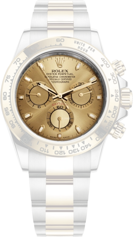 Rolex,Daytona 40mm,40mm,Yellow Gold,Stainless Steel,Champagne,Automatic,Chronograph,Column Wheel,116503,116503-0003