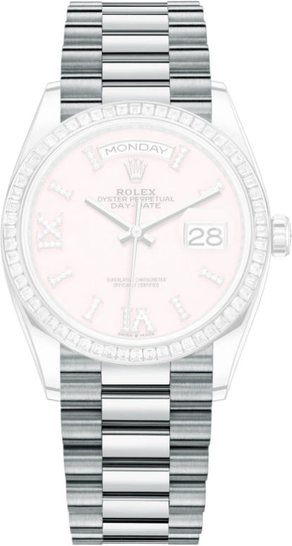 Rolex,Day-Date 36 36mm,36mm,Platinum,Pink,Automatic,Date,Day,128396TBR,128396TBR-0009