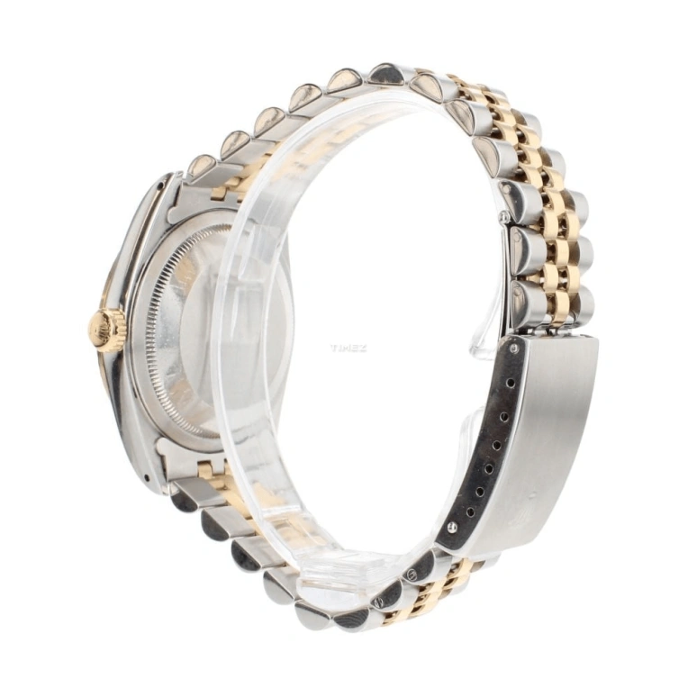 Rolex,Datejust 36 36mm,36mm,Stainless Steel,Yellow Gold,Silver,Automatic,Day,48hours,16233 Silver Diamond