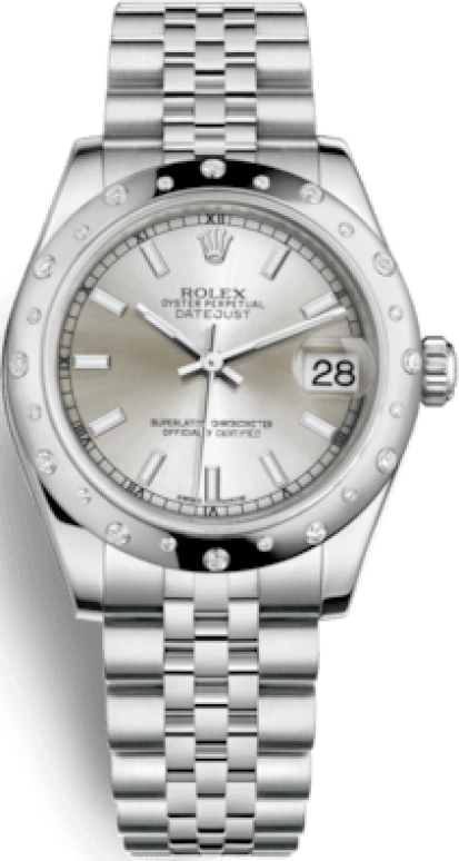 Rolex,Datejust 31 31mm,31mm,White Gold,Stainless Steel,Silver,Automatic,Day,48hours,178344,178344-0063