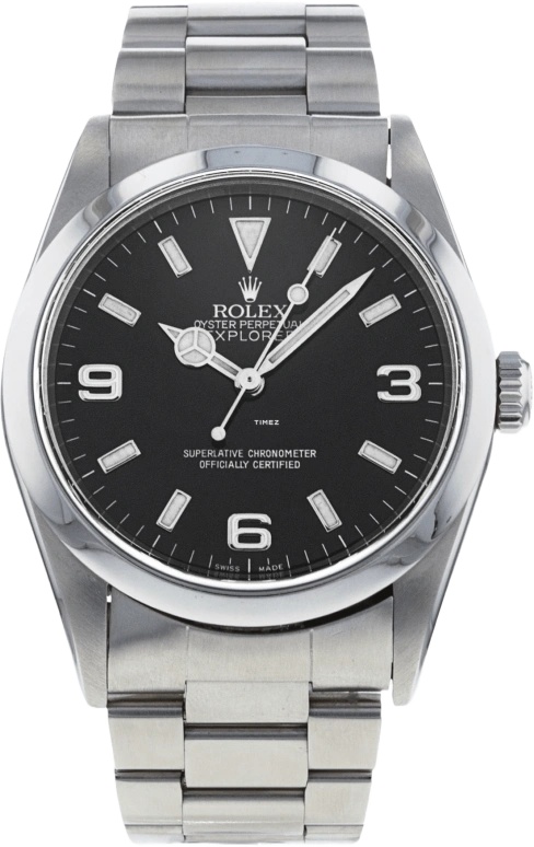Rolex,Explorer 36mm,36mm,Oystersteel,Black,Automatic,48hours,In-house Caliber,114270,114270-78690
