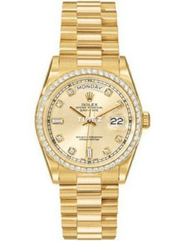 Rolex,Day-Date 36 39mm,39mm,Yellow Gold,Gold,Automatic,Date,Day,118348,118348-83208