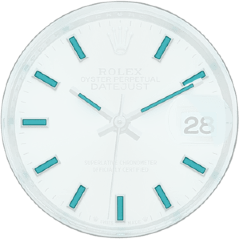 Rolex,Lady-Datejust 28mm,28mm,White Gold,Silver,Automatic,Day,55hours,279139RBR,279139RBR-0006