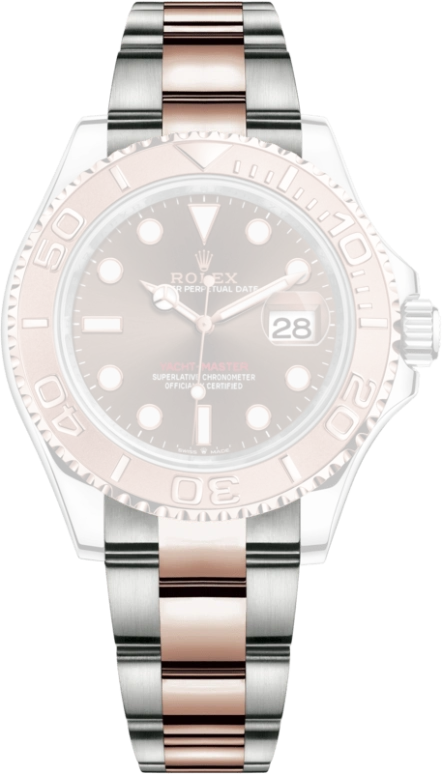 Rolex,Yacht-Master 40mm,40mm,Rose Gold,Stainless Steel,Brown,Automatic,Day,70hours,126621,126621-0001