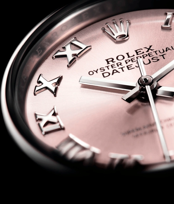 Rolex,Lady-Datejust 28mm,28mm,Stainless Steel,Pink,Automatic,Day,55hours,279160,279160-0014