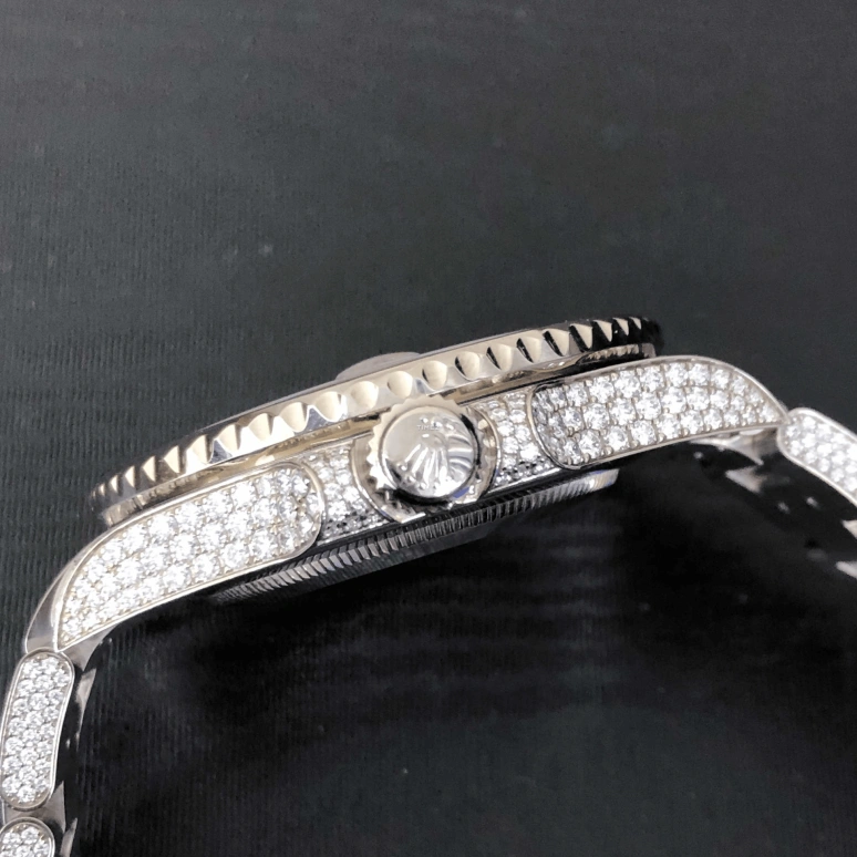 Rolex,GMT-Master II 40mm,40mm,White Gold,Silver White,Automatic,Day,Dule Time,Cristiano Ronaldo,116769TBR,116769TBR-74779B