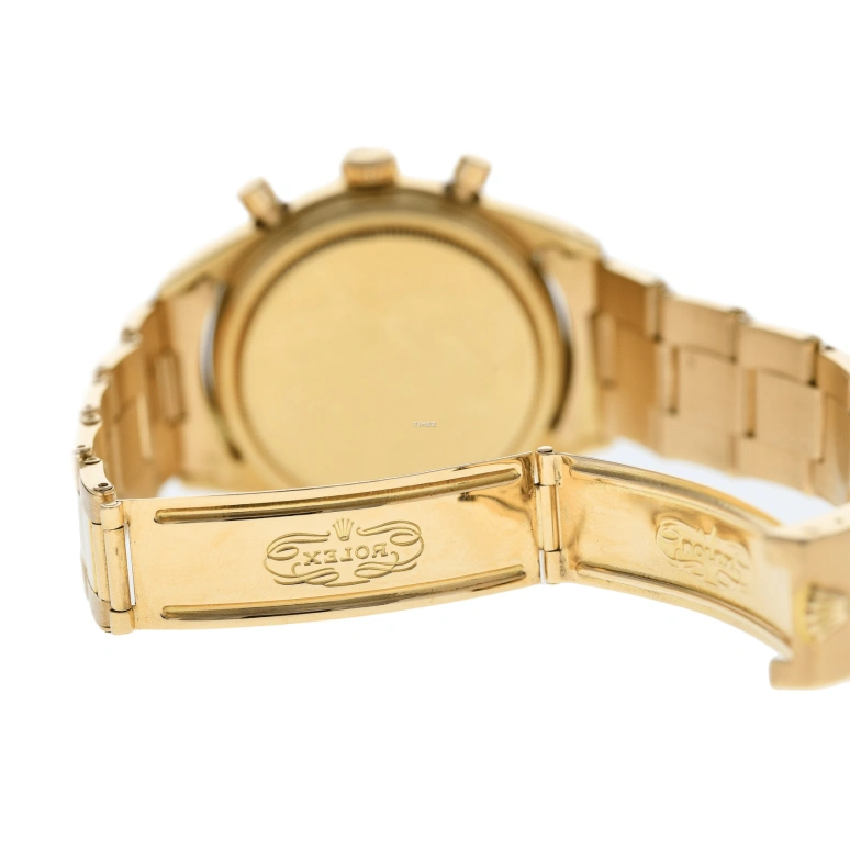 Rolex,Daytona 36mm,36mm,Yellow Gold,Silver White,White,Handwound,Chronograph,In-house Caliber,6234 Yellow Gold