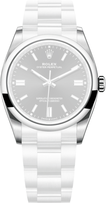 Rolex,Oyster Perpetual 36mm,36mm,Stainless Steel,Black,Automatic,70hours,In-house Caliber,126000,126000-0002
