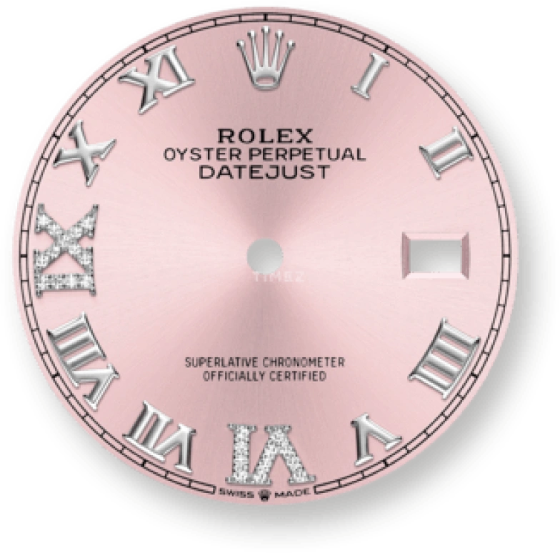 Rolex,Datejust 36 36mm,36mm,White Gold,Stainless Steel,Pink,Automatic,Day,70hours,126284RBR,126284RBR-0024