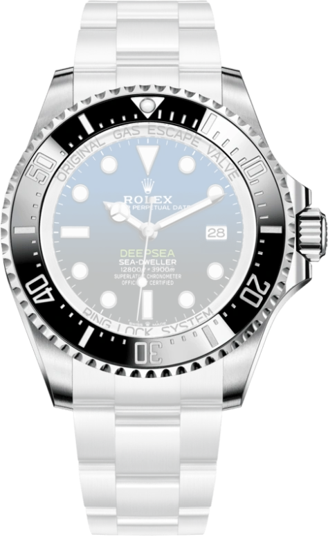Rolex,Deepsea 44mm,44mm,Oystersteel,Blue,Black,Gradient,Automatic,Day,70hours,136660,136660-0003