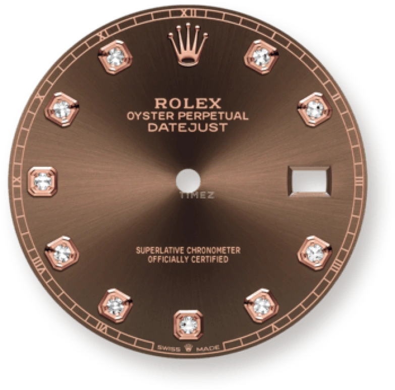 Rolex,Datejust 41 41mm,41mm,Rose Gold,Stainless Steel,Brown,Automatic,Day,70hours,126331,126331-0004