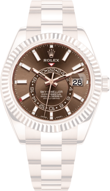 Rolex,Sky-Dweller 42mm,42mm,Rose Gold,Brown,Automatic,Annual Calendar,Month,Date,326935,326935-0006