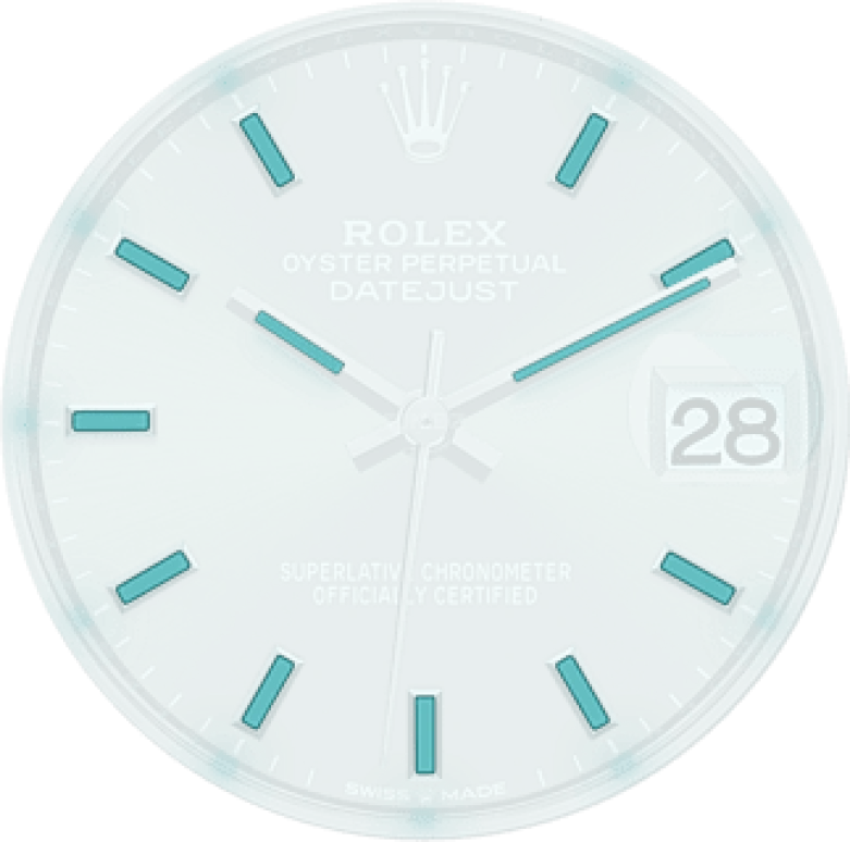 Rolex,Datejust 31 31mm,31mm,White Gold,Stainless Steel,Green,Automatic,Day,55hours,278384RBR,278384RBR-0021