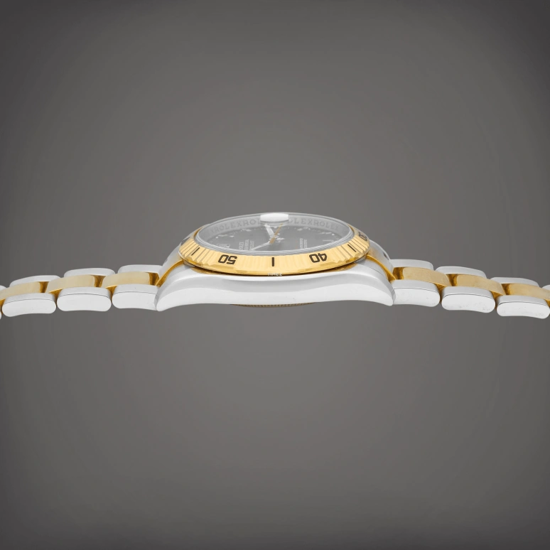 Rolex,Datejust 36 36mm,36mm,Stainless Steel,Yellow Gold,Grey,Automatic,Day,48hours,116263 Turn,116263 Turn-O-Graph grey Oyster