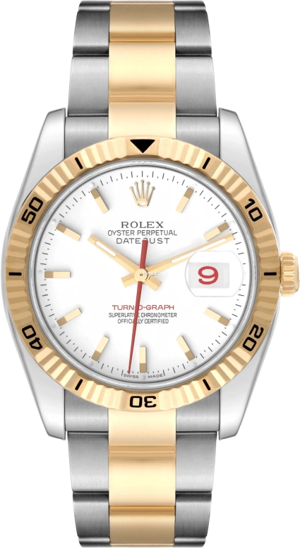 Rolex Datejust 36 116263 Turn-O-Graph white Oyster