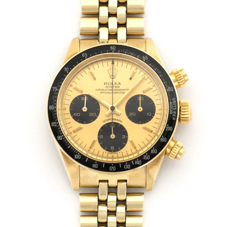 Rolex,Daytona 37mm,37mm,Yellow Gold,Gold,Black,Handwound,Chronograph,48hours,6263,6263-Jubilee YG