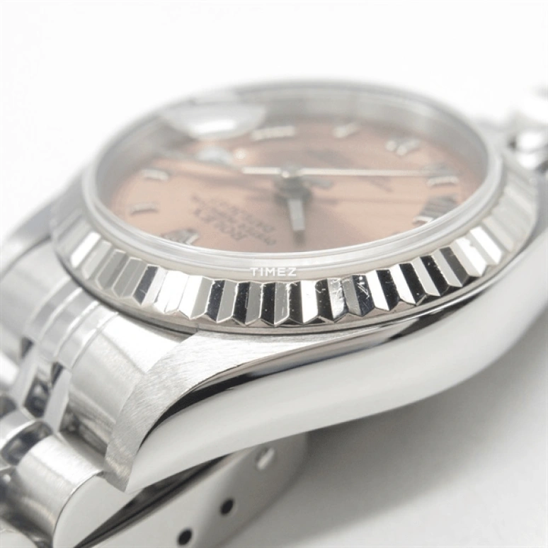 Rolex,Lady-Datejust 26mm,26mm,Stainless Steel,White Gold,Pink,Automatic,Day,42hours,69174 Pink