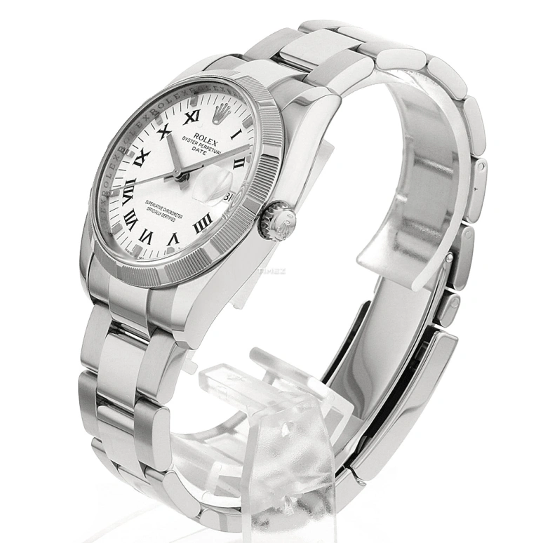 Rolex,Datejust 36 34mm,34mm,Stainless Steel,White,Automatic,Day,48hours,115210,115210-0001