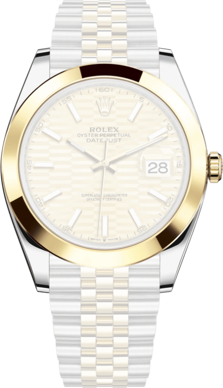 Rolex,Datejust 41 41mm,41mm,Yellow Gold,Stainless Steel,Champagne,Automatic,Day,70hours,126303,126303-0022