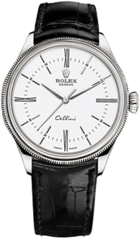Rolex,Cellini 39mm,39mm,White Gold,White,Automatic,48hours,In-house Caliber,50509,50509-0007