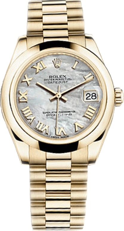 Rolex,Lady-Datejust 31mm,31mm,Yellow Gold,White,Automatic,Day,48hours,178248