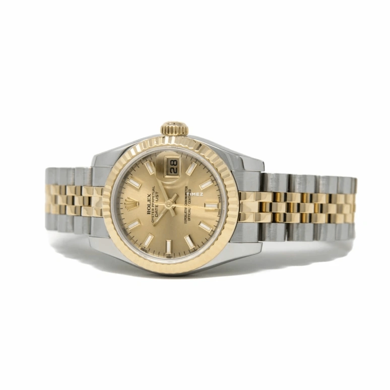 Rolex,Lady-Datejust 26mm,26mm,Stainless Steel,Gold,Automatic,Day,48hours,179173,179173-63133