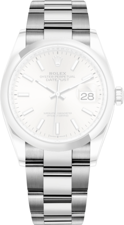 Rolex,Datejust 36 36mm,36mm,Oystersteel,Silver,Automatic,Day,70hours,126200,126200-0002